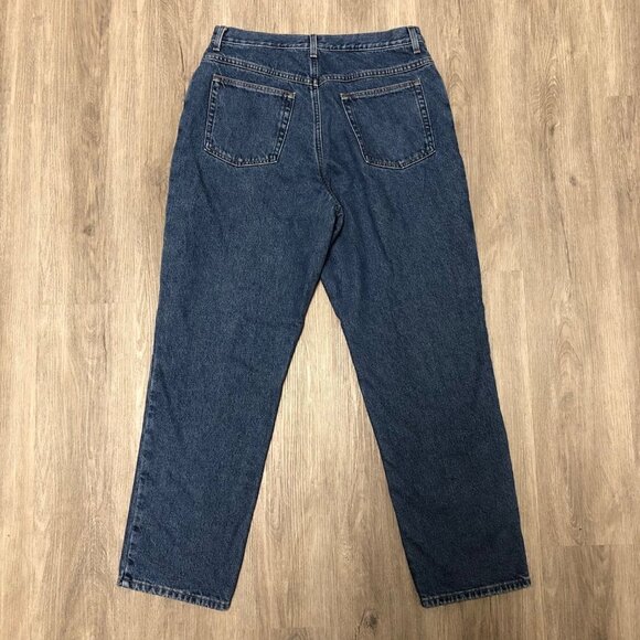 L.L. Bean Flannel Lined Jeans Original/Relaxed Fit Women's Size 14 Plaid Lining - Picture 2 of 13